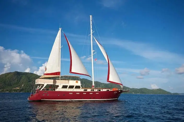 red-ship-in-ocean